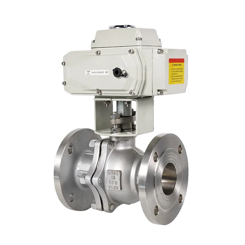 ໄຟຟ້າສະແຕນເລດ Flanged Ball Valve