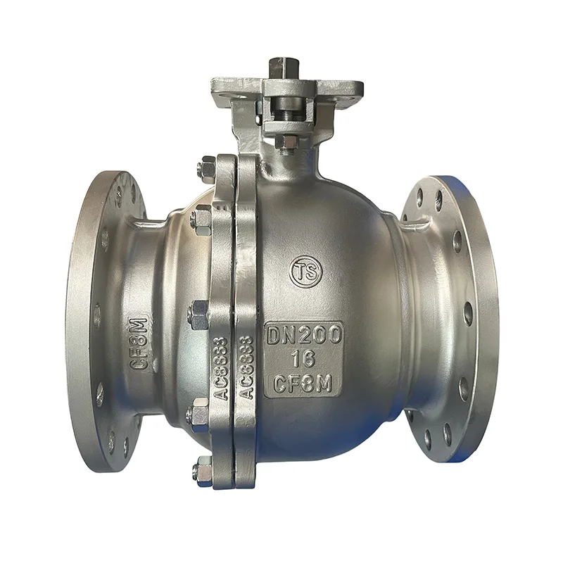ສະແຕນເລດ Flanged Ball Valve